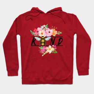 Bee Kind floral design Hoodie